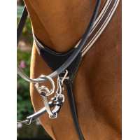 Elastischer Vorderzeug Arika LeMieux Schwarz / Silber