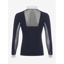 LeMieux Camille Wettkampfshirt langarm Marine altes Modell Marineblau