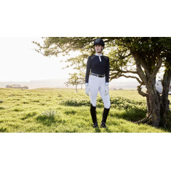 LeMieux Camille Wettkampfshirt langarm Marine altes Modell Marineblau