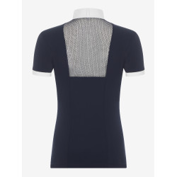 Wettkampf-Poloshirt LeMieux Camille Kurzarm Marine altes Modell Marineblau Wettkampf-Poloshirt LeMieux Camille Kurzarm Marine altes Modell Marineblau