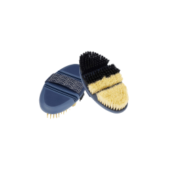 Flexi Half & Half Grooming Bürste LeMieux Marine Marineblau Flexi Half & Half Grooming Bürste LeMieux Marine Marineblau