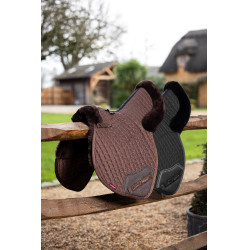 Tapis Amortisseur hunter LeMieux Lined Close Contact Marron / marron