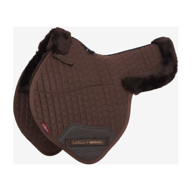 Stoßdämpfende Schabracke Hunter LeMieux Lined Close Contact Braun / braun