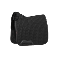LeMieux Merino+ gefütterte Dressur-Schabracke Schwarz / schwarz