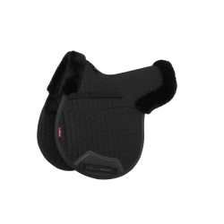 Hunter-Schabracke LeMieux Merino+ halb gefüttert Schwarz / schwarz