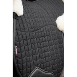 Hunter-Schabracke LeMieux Merino+ halb gefüttert Schwarz / Natur