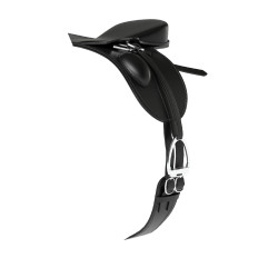 Dressursattel für Spielzeug-Mini-Pony LeMieux Schwarz Dressursattel für Spielzeug-Mini-Pony LeMieux Schwarz