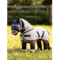 Fliegendecke für Spielzeug-Mini-Pony LeMieux Grau / Marine Fliegendecke für Spielzeug-Mini-Pony LeMieux Grau / Marine