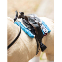 Western-Pad für Mini-Pony-Spielzeug LeMieux Azur Blau Western-Pad für Mini-Pony-Spielzeug LeMieux Azur Blau