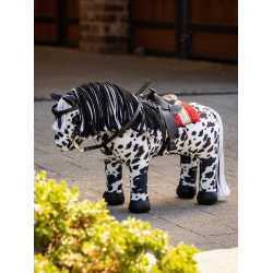 Western-Pad für Mini-Pony-Spielzeug LeMieux Chilli Rot