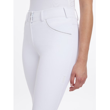 LeMieux Lottie Vollbesatz-Reithose aus Wildleder Weiß Wei&amp;amp;amp;amp;amp;amp;szlig;