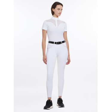 LeMieux Lottie Vollbesatz-Reithose aus Wildleder Weiß Wei&amp;amp;amp;amp;amp;amp;szlig;