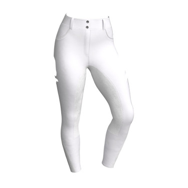 LeMieux Lottie Vollbesatz-Reithose aus Wildleder Weiß Wei&amp;amp;amp;amp;amp;amp;szlig;