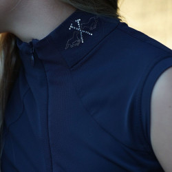 Top HV Polo Luna Kinder Marine Marineblau