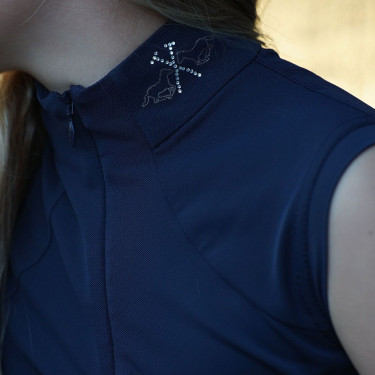 Top HV Polo Luna Kinder Marine Marineblau