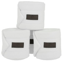 Bandes de polo Equithème par 4 Blanc