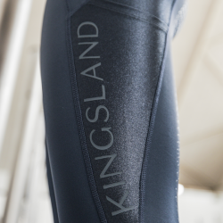 Legging d’entraînement grips genoux femme KLjulia Kingsland Gris clair