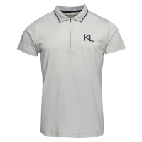 Polo piqué homme KLjopo Kingsalnd Gris clair