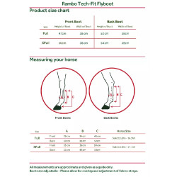 Fliegenschutzgamaschen Horseware Rambo Tech-Fit Fliegenschutzgamaschen Horseware Rambo Tech-Fit