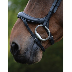 Anatomisches Zaumzeug Collegiate ComFiTec Vogue Schwarz