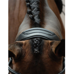 Anatomisches Zaumzeug Collegiate ComFiTec Vogue Schwarz