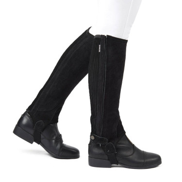 Mini-Chaps Dublin Wildleder II Schwarz