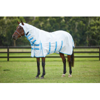 Weatherbeeta ComFiTec Ekzemerdecke Weiß / Blau Weiß Weatherbeeta ComFiTec Ekzemerdecke Weiß / Blau Weiß