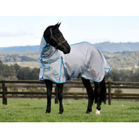 Fliegendecke Combo Weatherbeeta ComFiTec Hexi Shield Silber / Marineblau Fliegendecke Combo Weatherbeeta ComFiTec Hexi Shield Silber / Marineblau