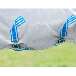 Fliegendecke Combo Weatherbeeta ComFiTec Hexi Shield Silber / Marineblau