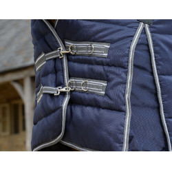 Stalldecke Weatherbeeta Combo Channel Quilt II Dunkelblau / Grau / Weiß