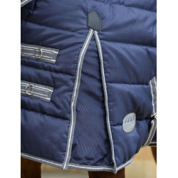 Stalldecke Weatherbeeta Combo Channel Quilt II Dunkelblau / Grau / Weiß
