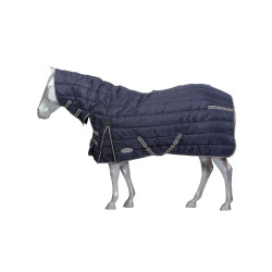 Stalldecke Weatherbeeta Combo Channel Quilt II Dunkelblau / Grau / Weiß