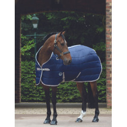 Stalldecke 110g Weatherbeeta ComFiTec 210D Channel Marineblau / Silber / Rot Stalldecke 110g Weatherbeeta ComFiTec 210D Channel Marineblau / Silber / Rot