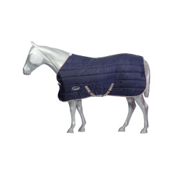 Stalldecke 110g Weatherbeeta ComFiTec 210D Channel Marineblau / Silber / Rot Stalldecke 110g Weatherbeeta ComFiTec 210D Channel Marineblau / Silber / Rot