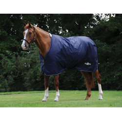 Decke 200g Saxon Defiant 600D Marineblau / Weiß