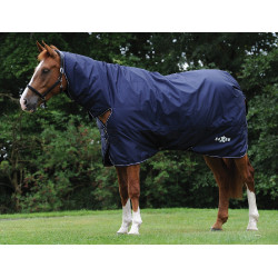 Decke 200g Saxon Defiante Combo 600D Marineblau / Weiß