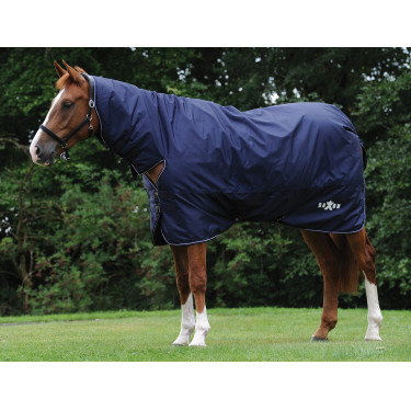 Decke 200g Saxon Defiante Combo 600D Marineblau / Weiß