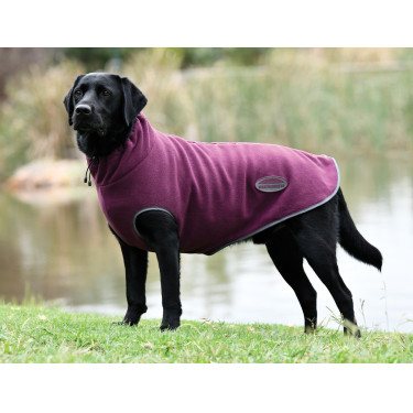 Hundedecke Weatherbeeta Fleece ComFiTec Bordeaux / Grau