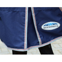 220g-Decke Weatherbeeta mit Hals ComFiTec Essential Marineblau / Silber / Rot 220g-Decke Weatherbeeta mit Hals ComFiTec Essential Marineblau / Silber / Rot