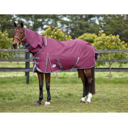 Decke 0g Weatherbeeta mit Hals ComFiTec Plus Dynamic II Bordeaux / Grau / Weiß