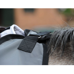 Reflektierende Ausreitdecke Weatherbeeta Silber / Schwarz