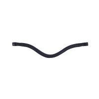 Frontal Collegiate en vague cuir IV Noir