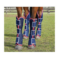 Transportgamaschen Weatherbeeta Wide Tab Marineblau / Rot / Weiß