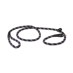 Hundeleine Weatherbeeta Leder und Seil Marine / Braun Blau