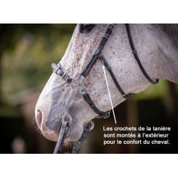 Trense Hackamore Jump'In Woche Schwarz Trense Hackamore Jump'In Woche Schwarz