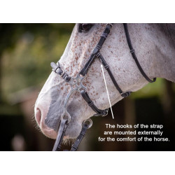 Trense Hackamore Jump'In Woche Schwarz Trense Hackamore Jump'In Woche Schwarz