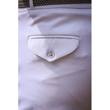 Reithose Herren Jump'In Super X Weiß Wei&szlig;