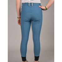 Pantalon d'équitation Junior fille Luna Jump'In Bleu glacier