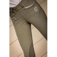 Reithose Junior Mädchen Marie Jump'In Khaki Gr&amp;amp;amp;amp;amp;amp;uuml;n