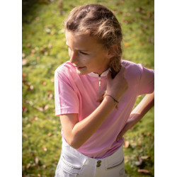 Wettkampfpolo Jump'In Kurzarm Charlie Pink Rosa